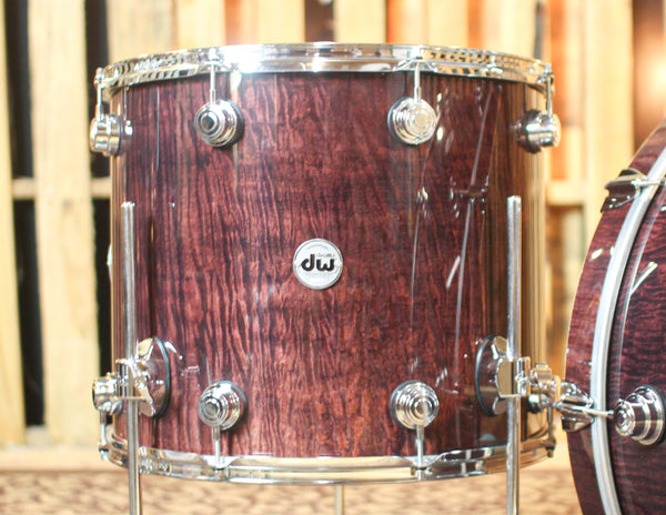 DW Collector's Deep Purple Stain over Super Curly Drum Set - 26,13,18 - SO#1258759