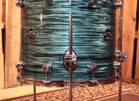 DW Performance Turquoise Oyster Floor Tom - 14x16