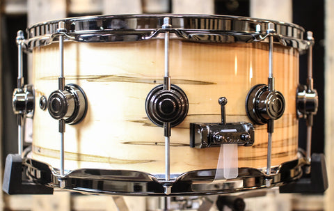 DW Collector's Mineral Maple Standard w/ Black Nickel Hardware 6.5x14 Snare - SO#1157750