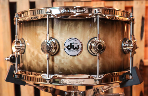 DW Collector's Candy Black Burst Over Quilted Maple Drum Set - SO#1134317