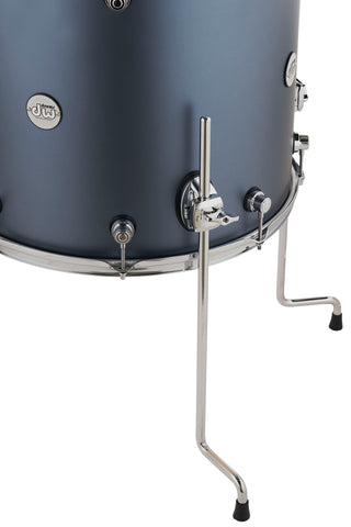 DW Design 4-Piece Blue Slate Lacquer Drum Set - 22,10,12,16 - DDLM2214BS