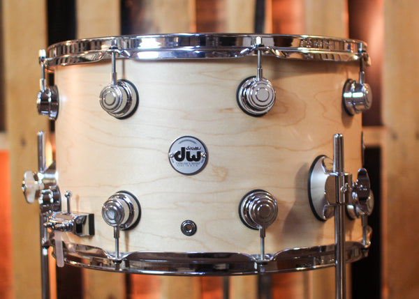 DW 10x16 Collector's Standard Maple Natural Satin Oil Ballad Snare Drum - SO#1444896