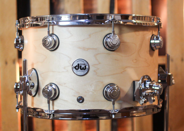 DW 10x16 Collector's Standard Maple Natural Satin Oil Ballad Snare Drum - SO#1444896