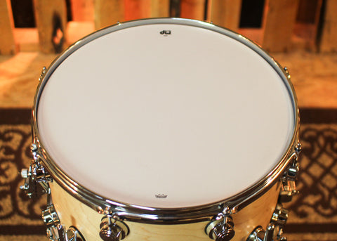 DW 10x16 Collector's Standard Maple Natural Satin Oil Ballad Snare Drum - SO#1444896