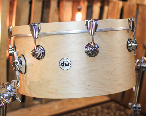 DW 10x20 Collector's Standard Maple Natural Satin Oil Gong Drum - SO#1444896