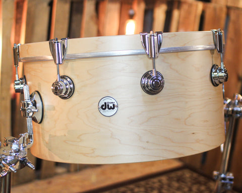 DW 10x20 Collector's Standard Maple Natural Satin Oil Gong Drum - SO#1444896