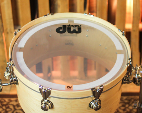 DW 10x20 Collector's Standard Maple Natural Satin Oil Gong Drum - SO#1444896