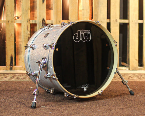 DW Performance Silver Sparkle Bass Drum - 14x18