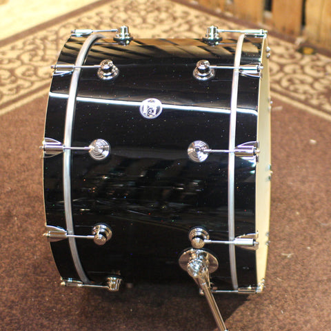 DW Performance Black Mirra Bass Drum - 14x22