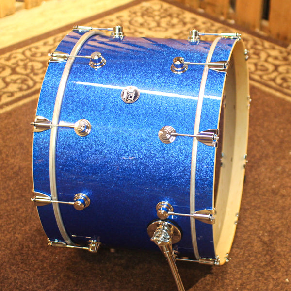 DW Performance Blue Sparkle Bass Drum - 14x22