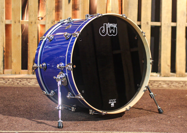 DW Performance Sapphire Blue Bass Drum - 14x22