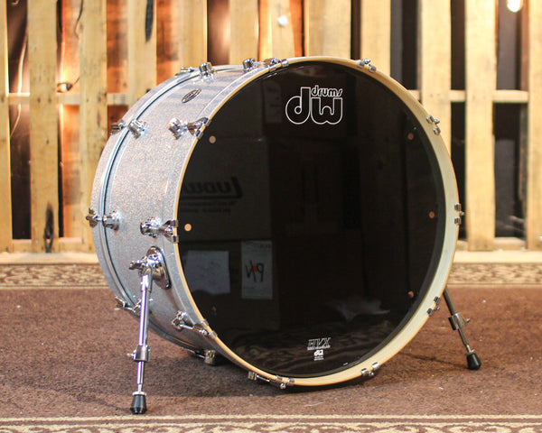 DW Performance Silver Sparkle Bass Drum - 14x24