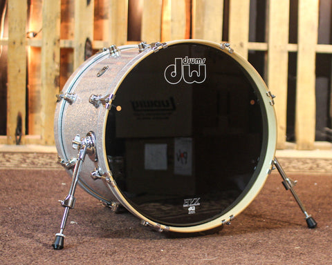 DW Performance Silver Sparkle Bass Drum - 16x20