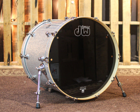 DW Performance Silver Sparkle Bass Drum - 18x22