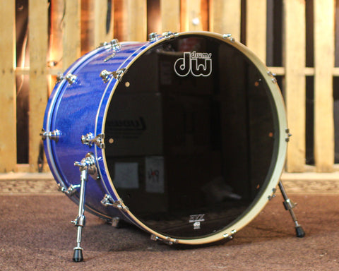 DW Performance Blue Sparkle Bass Drum - 18x24
