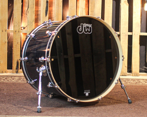 DW Performance Ebony Stain Bass Drum - 18x24