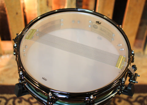 DW 3.14x14 Collector's SonicPly Horizontal Padauk Pi Snare Drum - SO#1436881
