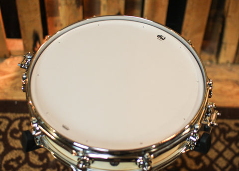 DW 3.14x14 Collector's Maple Natural Satin Oil Pi Snare Drum - SO#1358651
