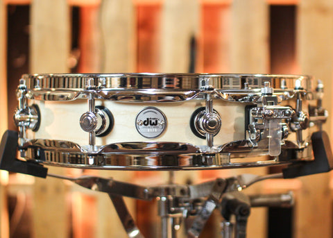 DW 3.14x14 Collector's Maple Natural Satin Oil Pi Snare Drum - SO#1358653