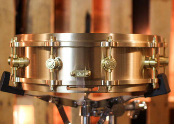 DW 4x14 MFG True Cast Bronze Snare Drum - DRVZ0414STZ - #7 of 100