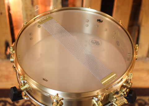 DW 4x14 MFG True Cast Bronze Snare Drum - DRVZ0414STZ - #7 of 100