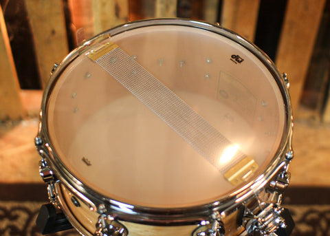 DW 5.5x13 Collector's Pure Birch HVLT Natural Lacquer Snare Drum - SO#1410015