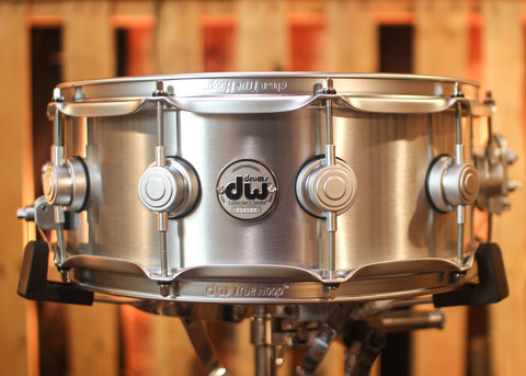 DW 5.5x14 Collector's 1mm Thin Aluminum Snare Drum w/ Satin Chrome - DRVM5514SVS