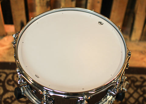 DW 5.5x14 Collector's 3mm Polished Chrome over Steel Snare Drum - DRVS5514SPC