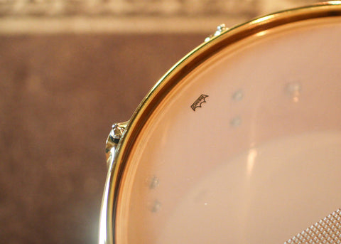DW 5.5x14 Collector's Jazz Series Maple Gum Natural Lacquer over Mapa Burl Snare Drum - SO#1409989