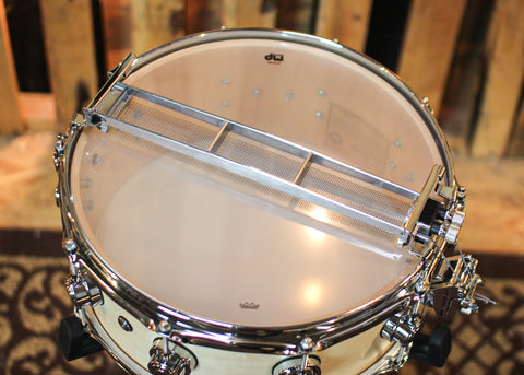 DW 5.5x14 Collector's Maple Natural Satin Oil True Sonic Snare Drum - SO#1349878