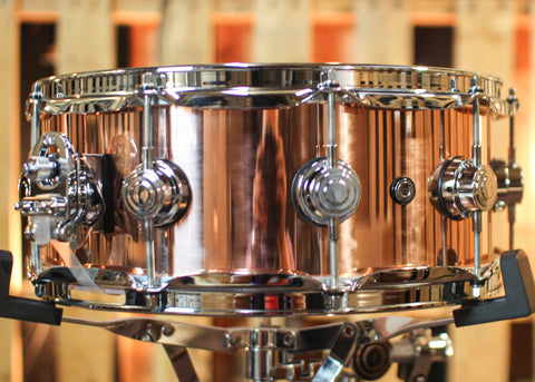 DW 5.5x14 Collector's Polished Copper Snare Drum - DRVP5514SPC