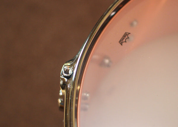 DW 5.5x14 Collector's Polished Copper Snare Drum - DRVP5514SPC