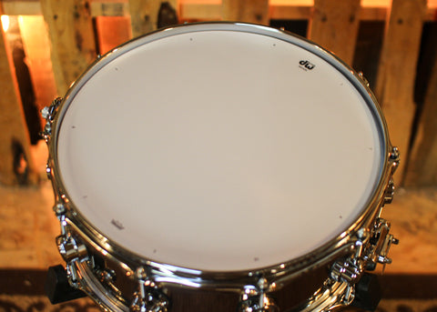 DW 5.5x14 Collector's Polished Nickel over Brass Snare Drum