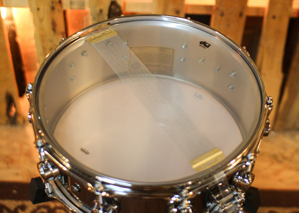 DW 5.5x14 Collector's Polished Nickel over Brass Snare Drum