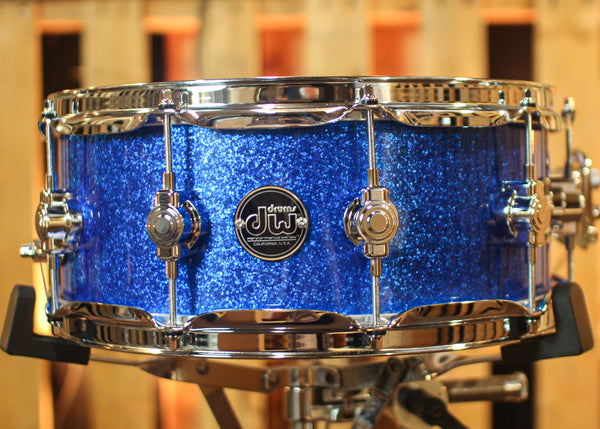 DW Performance Blue Sparkle Snare Drum - 5.5x14