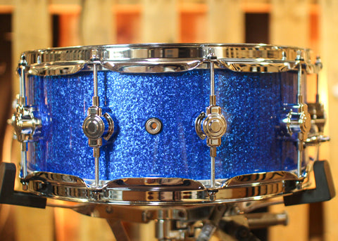 DW Performance Blue Sparkle Snare Drum - 5.5x14