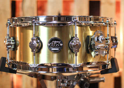 DW 5.5x14 Performance Brass Snare Drum - DRPM5514SSBP