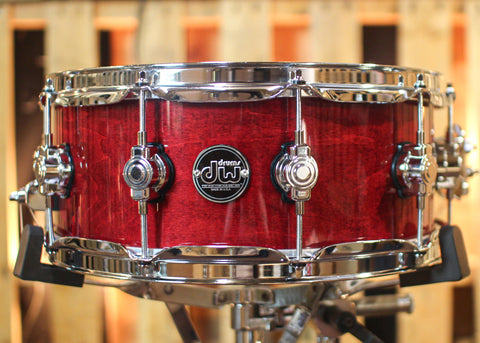 DW Performance Cherry Stain Snare Drum - 5.5x14