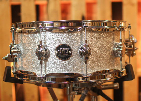 DW Performance Silver Sparkle Snare Drum - 5.5x14