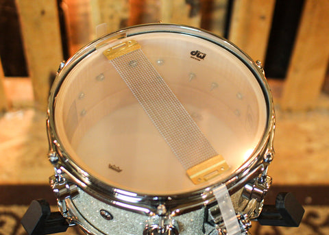 DW 5x10 Collector's Maple VLT Broken Glass Snare Drum - SO#1398038