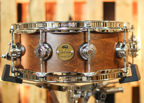 DW 5x14 Collector's Jazz Maple/Gum Walnut Satin Oil Snare Drum - SO#1352387