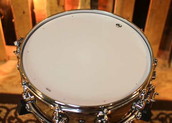 DW 5x14 Collector's SonicPly Candy Black Burst over Elm Burl Snare Drum - SO#1448319