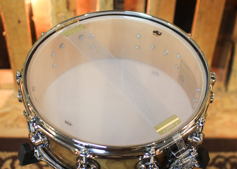 DW 5x14 Collector's SonicPly Candy Black Burst over Elm Burl Snare Drum - SO#1448319