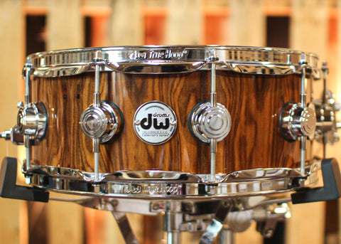 DW 5x14 Collector's Standard Maple Santos Rosewood Snare Drum - SO#1315798