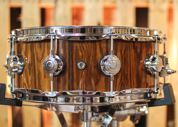 DW 5x14 Collector's Standard Maple Santos Rosewood Snare Drum - SO#1315798