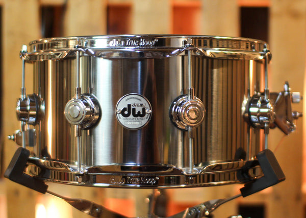 DW 6.5x13 Collector's 1mm Stainless Steel Snare Drum - DRVL6513SPC