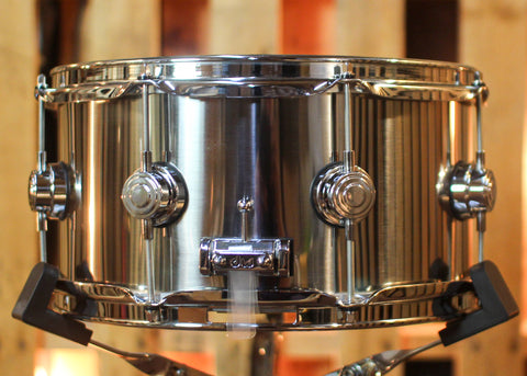 DW 6.5x13 Collector's 1mm Stainless Steel Snare Drum - DRVL6513SPC