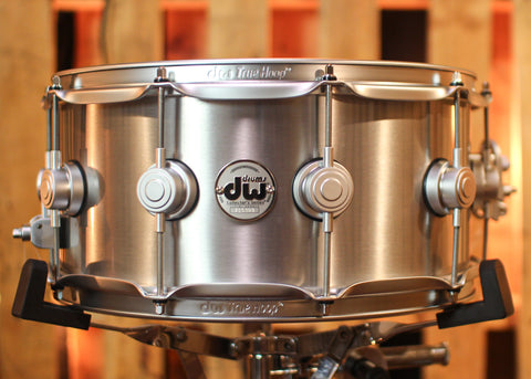 DW 6.5x14 Collector's 1mm Thin Aluminum Snare Drum w/ Satin Chrome - DRVM6514SVS