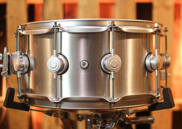 DW 6.5x14 Collector's 1mm Thin Aluminum Snare Drum w/ Satin Chrome - DRVM6514SVS