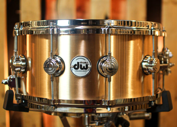 DW 6.5x14 Collector's 3mm Brushed Bell Bronze Snare Drum w/ Die Cast Hoops